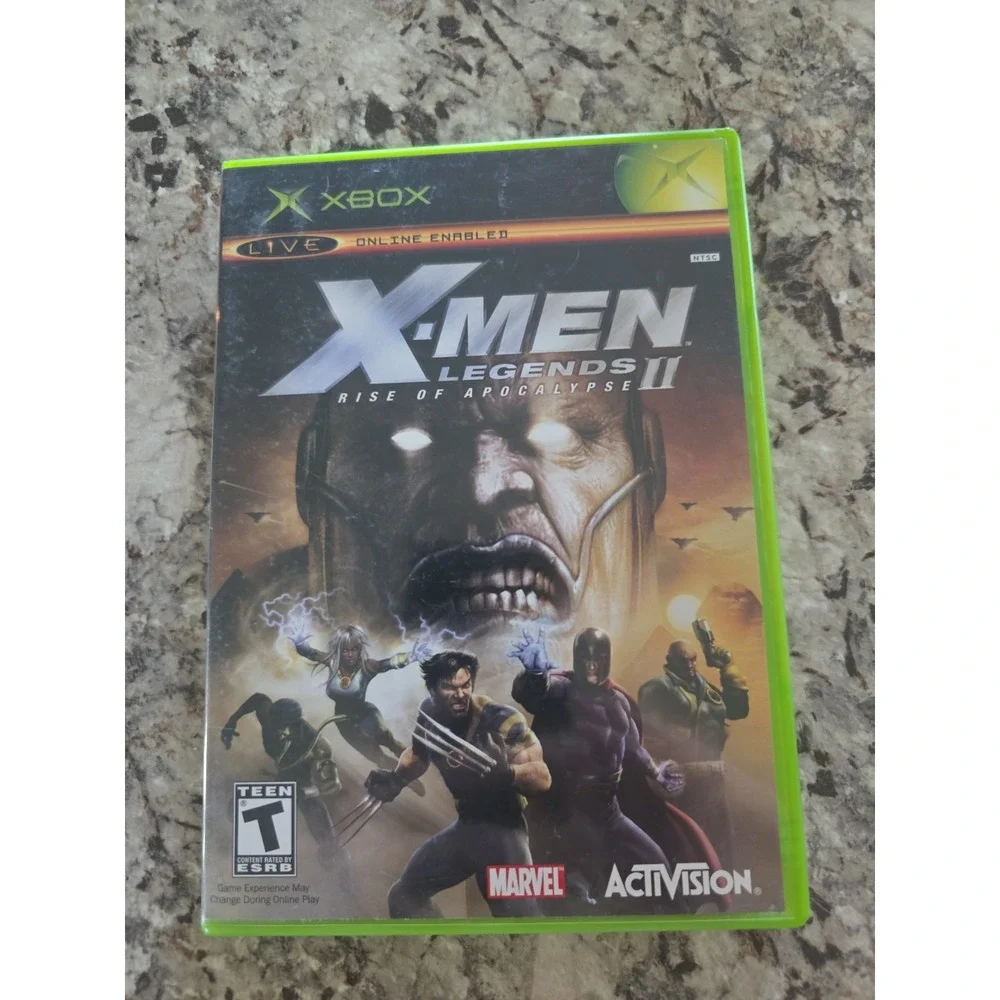 X-Men Legends II: Rise of Apocalypse (Microsoft Xbox, 2005) CIB W/ Manual Tested